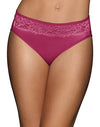 Bali Women`s One Smooth U Comfort Indulgence Satin with Lace Hi Cut Panty