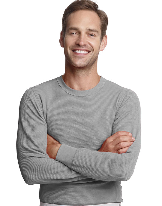 Hanes Men`s X-Temp Thermal Crew