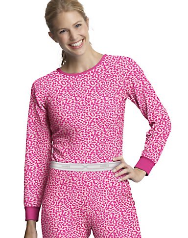 Women's X-Temp Thermal Printed Crew Shirt