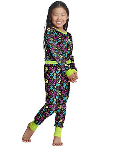 Hanes Girls' X-Temp Printed Thermal Set