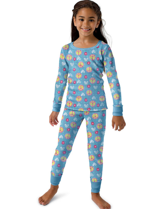 Hanes Girls' X-Temp Printed Thermal Set