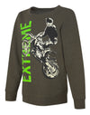 Hanes Boys` EcoSmart Graphic Crewneck Sweatshirt