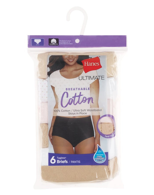 Hanes Ultimate® Breathable Cotton Brief 6-Pack