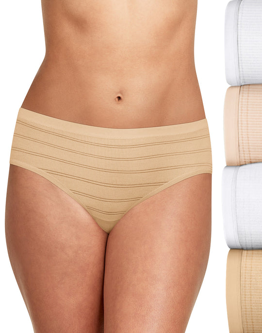 Hanes Ultimate® Comfort Flex Fit® Women's Hipster 4-Pack