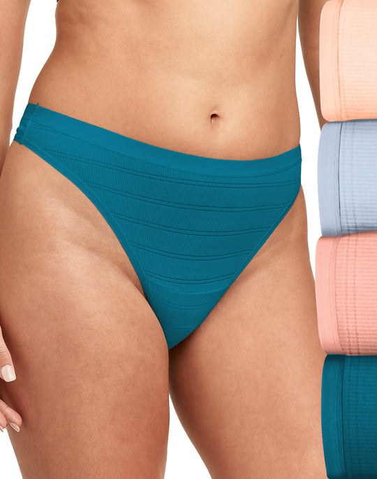 Hanes Ultimate® Women's Breathable Comfort Flex Fit® Thong 4-Pack