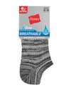 Hanes Women's Breathable Lightweight Super No Show Socks, 6-Pack