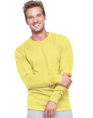 Hanes Adult Beefy-T Long-Sleeve T-Shirt