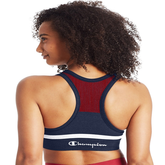 Champion Womens The Sweatshirt Racerback Sports Bra