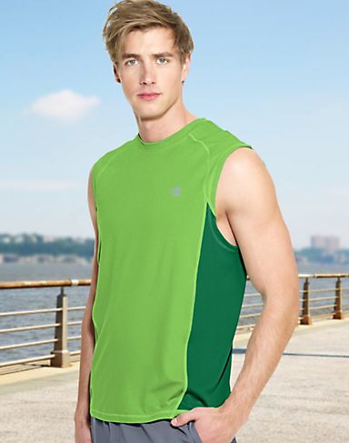 Champion Men`s PowerTrain Colorblock Muscle Tee