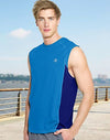 Champion Men`s PowerTrain Colorblock Muscle Tee