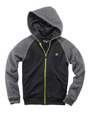 Champion Boys Color Block Zip Hoodie