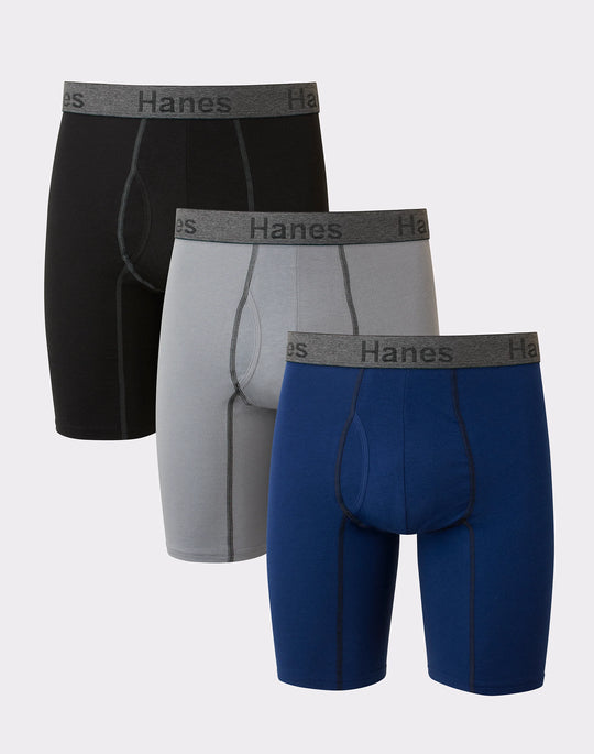 Hanes Mens Stretch Boxer Briefs 3 Pack