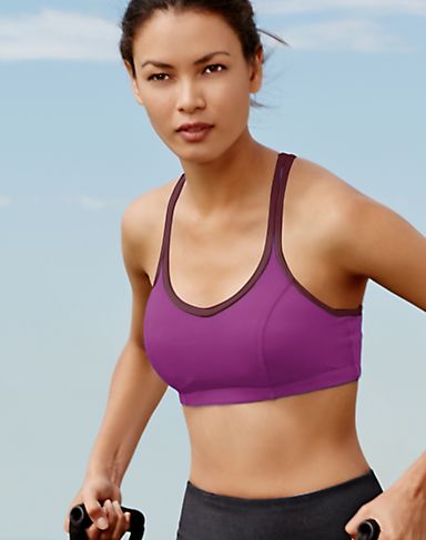 Champion Women's Shape T-Back Medium Control Sports Bra