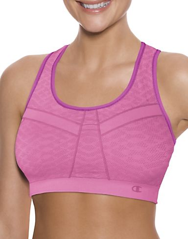 Champion Double Dry Dip-Dye Seamless Racerback Sports Bra