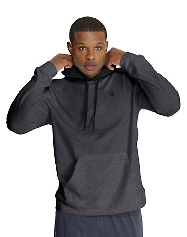Champion Men`s PowerTrain Fleece Print Pullover Hood