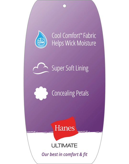Hanes Womens Ultimate ComfortBlend T-Shirt Wirefree Bra