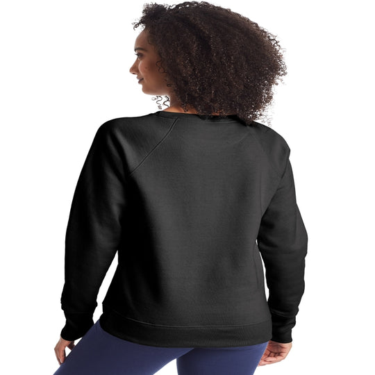 Champion Womens Powerblend Fleece Boyfriend Crew, XXL, Hush Pink