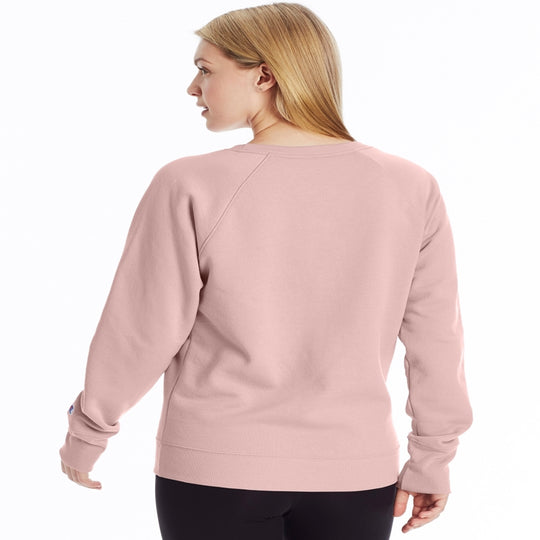 Champion Womens Powerblend Fleece Boyfriend Crew