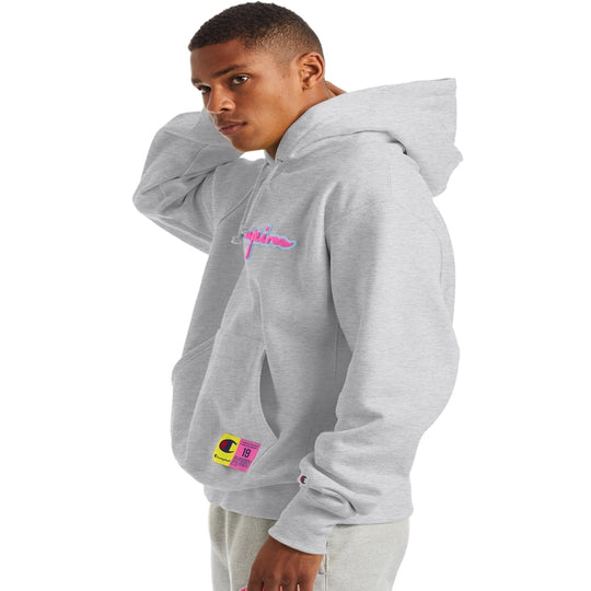 Champion Life Adult Reverse Weave Pullover Hoodie, XS, Oxford Grey