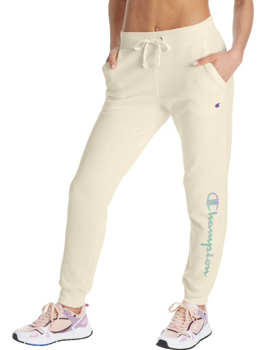 Champion Womens Powerblend Fleece Joggers, XXL, Black