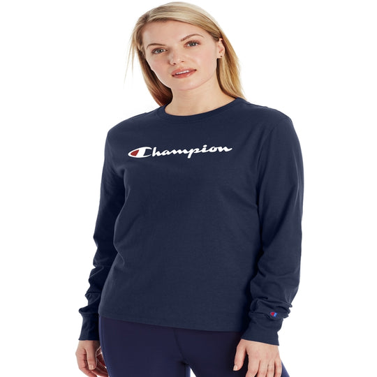 Champion Womens Classic Long-Sleeve Tee
