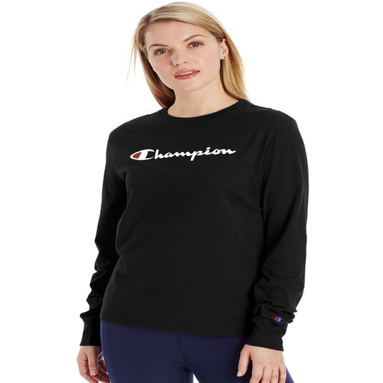 Champion Womens Classic Long-Sleeve Tee