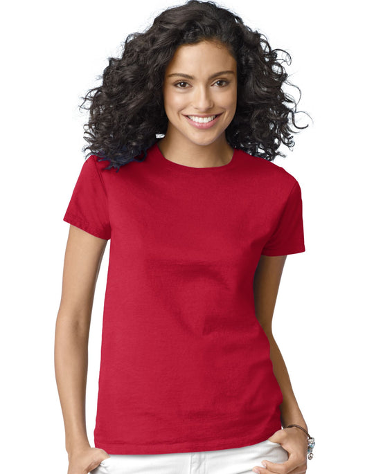 Hanes Women's Relax Fit Jersey Tee 5.2 oz