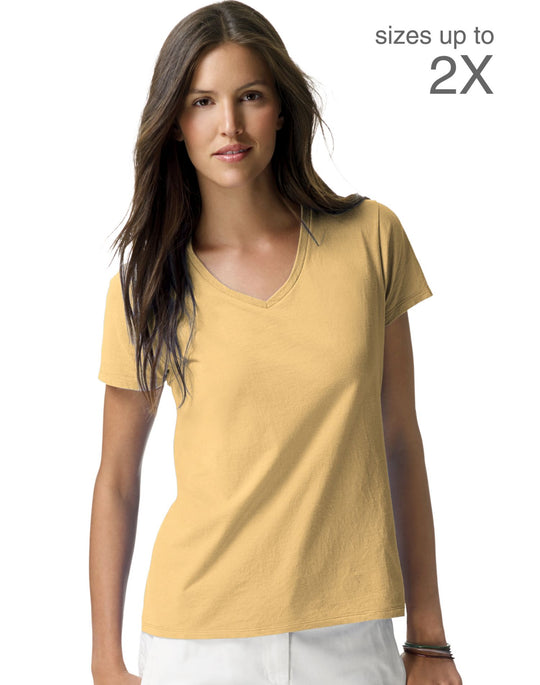 Hanes 4.5 oz Women's NANO-T V-Neck T-Shirt