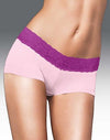 Maidenform Women`s Cotton Dream Boyshort with Lace
