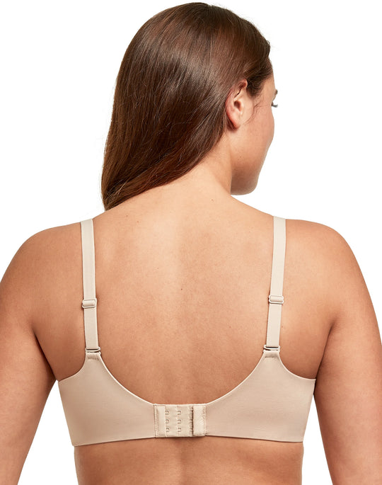 Hanes Womens No Show Comfort Flex Fit Wirefree Bra