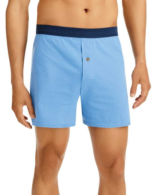 Hanes Mens ComfortSoft Knit Boxers 6-Pack