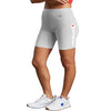 Champion Life Womens Everyday Bike Short, L, Oxford Grey