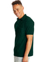 Hanes Mens CottonBlend® EcoSmart® Jersey Polo With Pocket 2-Pack