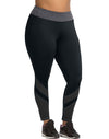 Just My Size Womens Active Pierced Mesh Run Tight