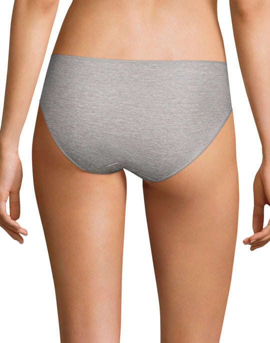 Hanes Womens Eco-Friendly Cotton Low Rise Bikini 3-Pack