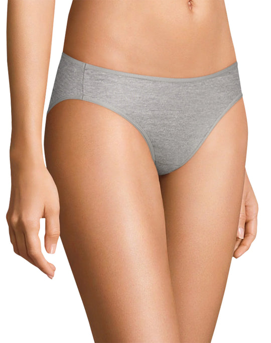 Hanes Womens Eco-Friendly Cotton Low Rise Bikini 3-Pack