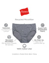 Hanes Womens Recycled Microfiber Bikini 3-Pack