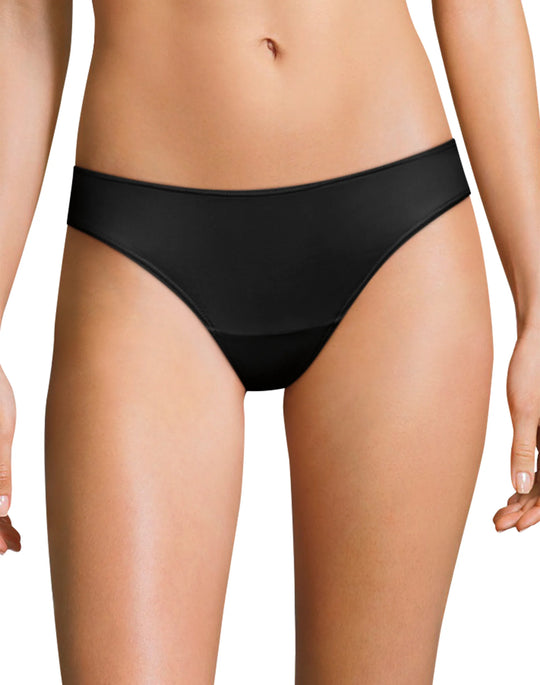Hanes Womens Recycled Microfiber Thong 3-Pack