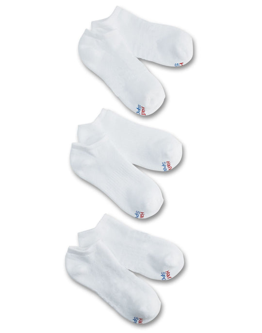 Hanes Women's Low-Cut Athletic Socks With Arch Support 3 Pairs