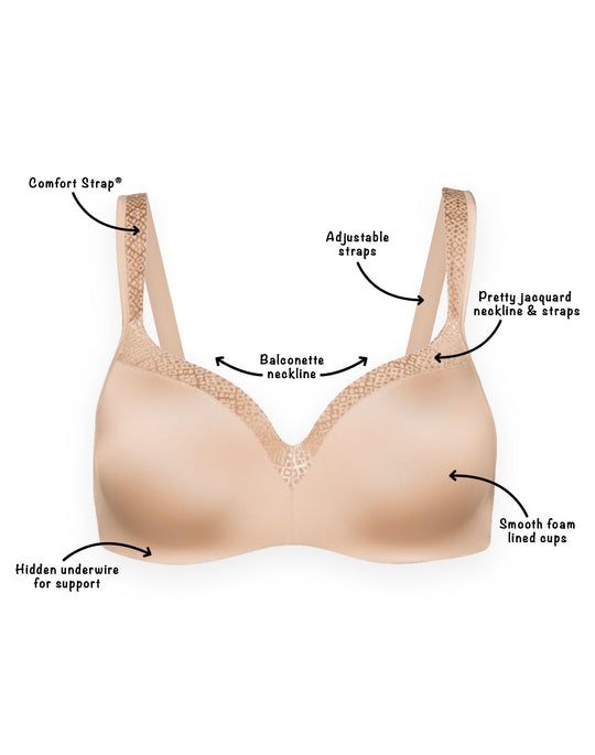Playtex Secrets Amazing Shape Balconette Underwire Bra