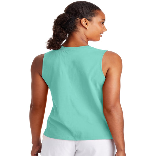 Champion Womens Muscle Tank, L, Hush Pink