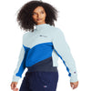 Champion Womens Campus Fleece Mock Neck Crew, L