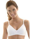 Hanes Lightly Lined Cottony Wirefree Bra with ComfortSoft Band