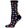 Hot Sox Womens Hamburger, Fries and Drink Sock