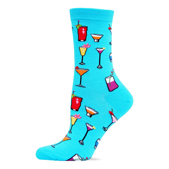 Hot Sox Womens Originals Tropical Drinks Trouser Sock