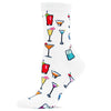 Hot Sox Womens Originals Tropical Drinks Trouser Sock