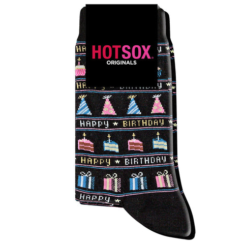 Hot Sox Womens Originals Happy Birthday Trouser Sock