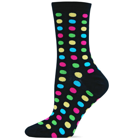 Hot Sox Womens Classic Large Dot Sock