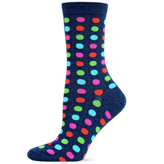 Hot Sox Womens Classic Large Dot Sock