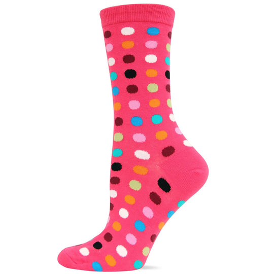 Hot Sox Womens Classic Large Dot Sock